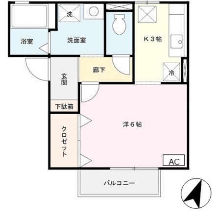 サンフェルティ　A棟の物件間取画像